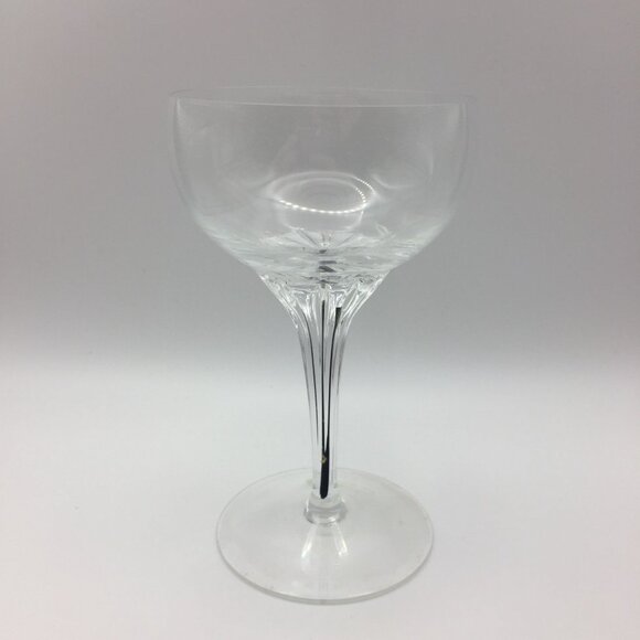Belfor Crystal Exquisite Coupe Champagne Wine Glasses Stemware Set 2 Vintage - Picture 2 of 11